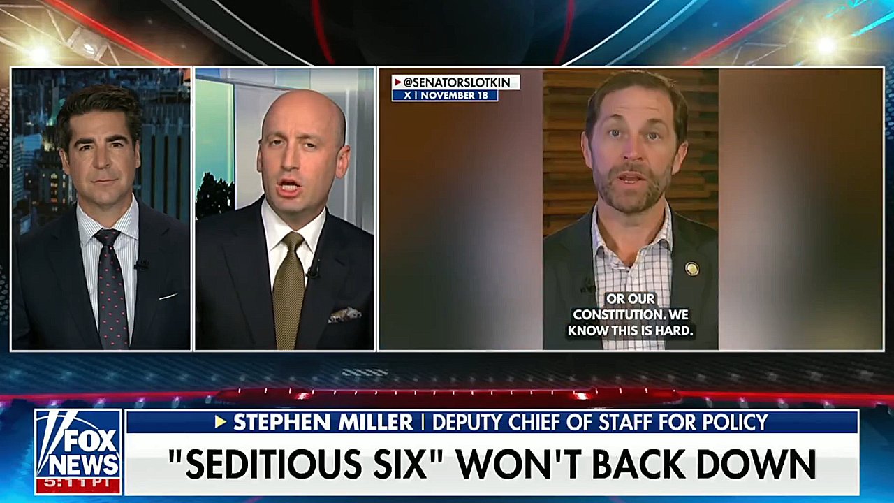 Miller: ‘Seditious Six’ Pushed ‘Color Revolution’ To ‘Foment Insurrection’