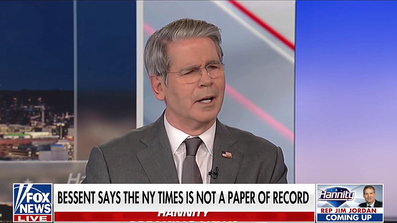 Treasury Boss Bessent NUKES NYT Hypocrisy Over Desperate Trump Health Smears