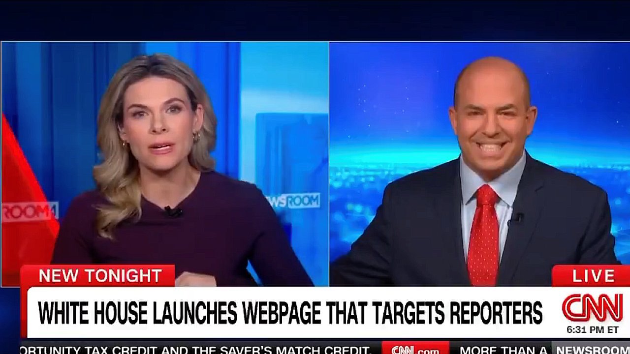 OH THE IRONY: CNN’s Stelter Melts Down Over White House ‘Media Offenders’ Tracker