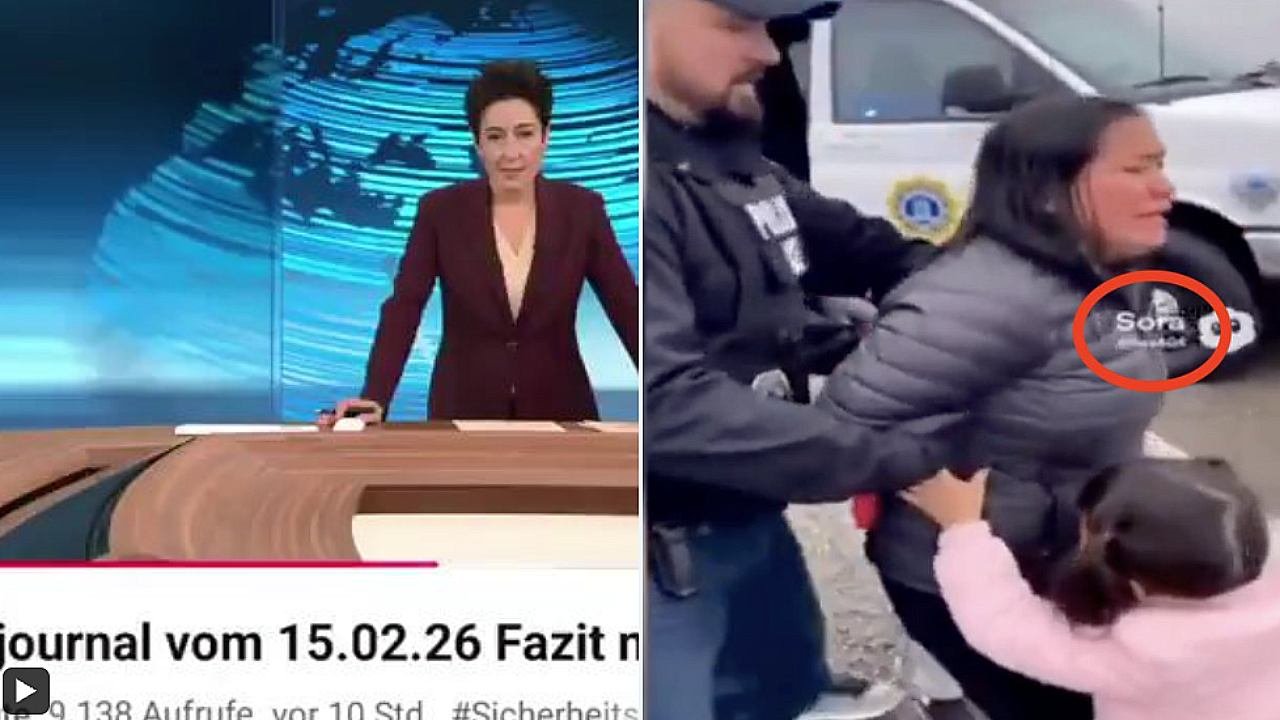 German Public Broadcaster Ran Fake AI-generated Clip Of ‘ICE Troops’ Arresting Migrant Family