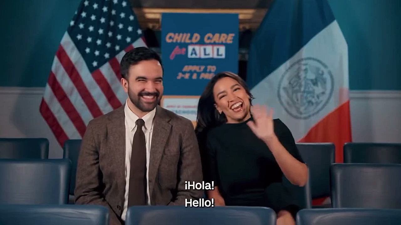 AOC And Mamdani Push FREE DAYCARE For Illegal Aliens In SPANISH Language Ad