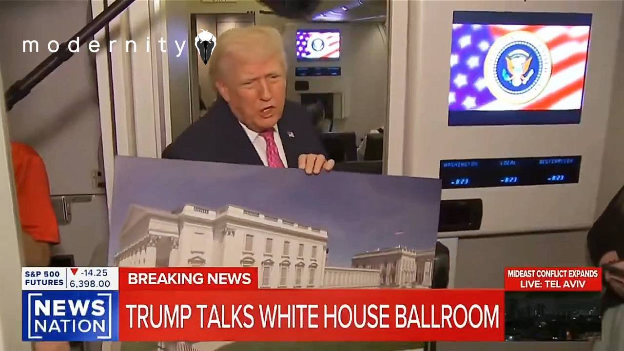 Trump Reveals New White House Ballroom Is Cover For MASSIVE UNDERGROUND Military Complex