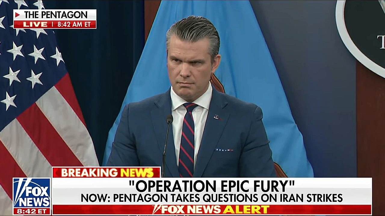 Hegseth TORCHES Fake News Media: NO FOREVER WAR In Iran, No Quagmire