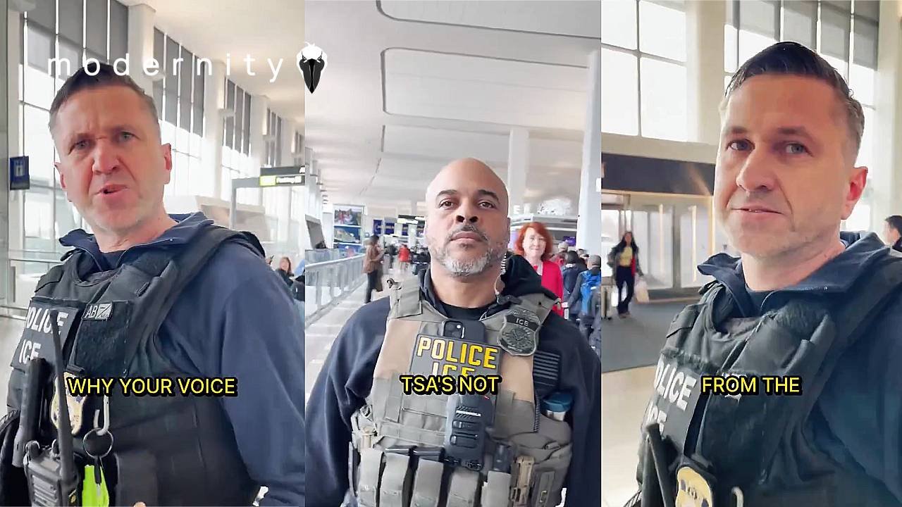 WATCH: ICE Agents Have Perfect Response To Idiot Leftists Screeching &lsquo;NAZIS&rsquo; At Them - modernity