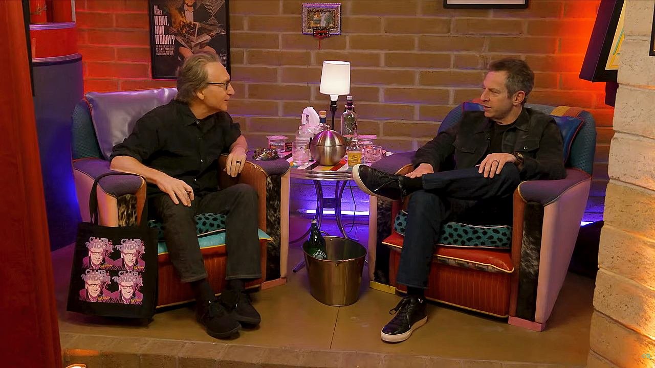 Watch: Bill Maher Clashes With Sam Harris Over His Dinner With Trump