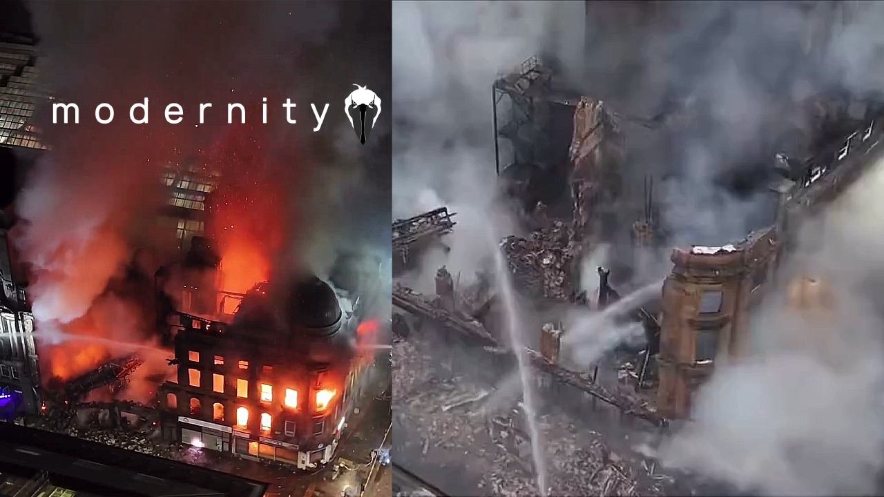 Glasgow&rsquo;s Historic Heart DESTROYED By Dubious Vape Shop Inferno - modernity