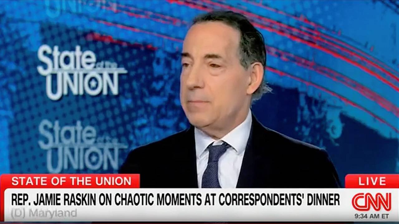 Raskin’s Deer-In-Headlights Reaction To Suggestion To Turn Down Anti-Trump Rhetoric