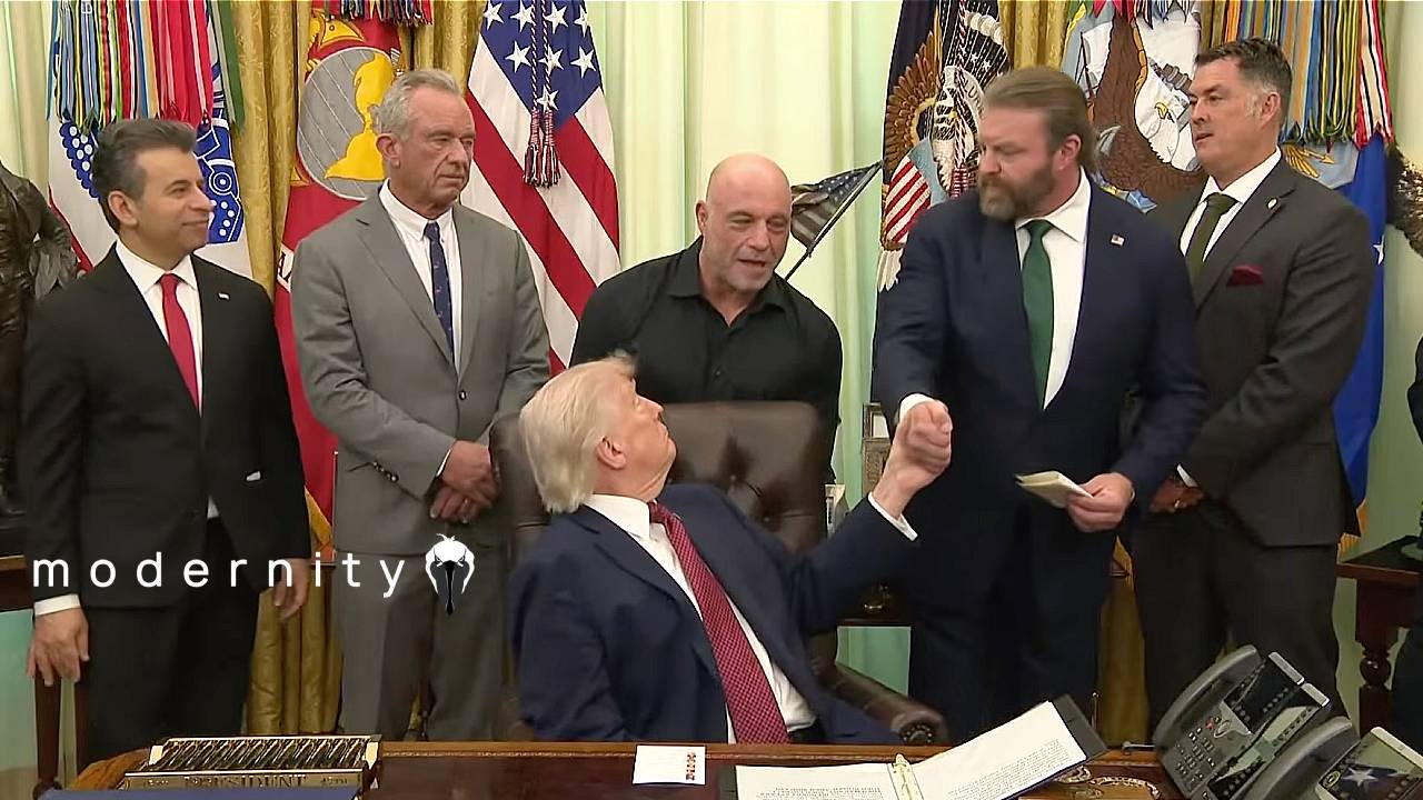 Trump Signs Order To Fast-Track Psychedelic Treatments For Veterans; Rogan Joins In Oval Office