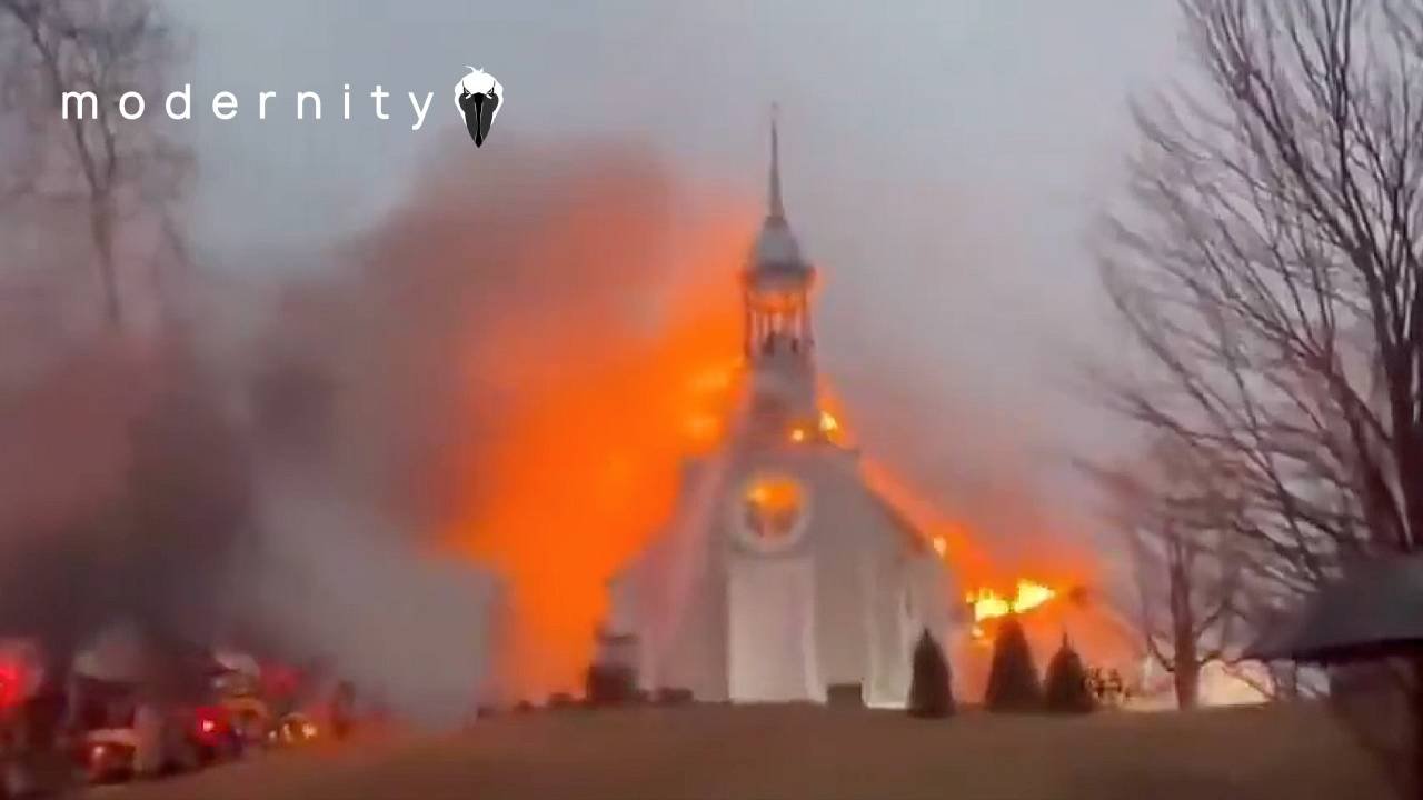 Yet Another HISTORIC CHURCH TORCHED In Canada