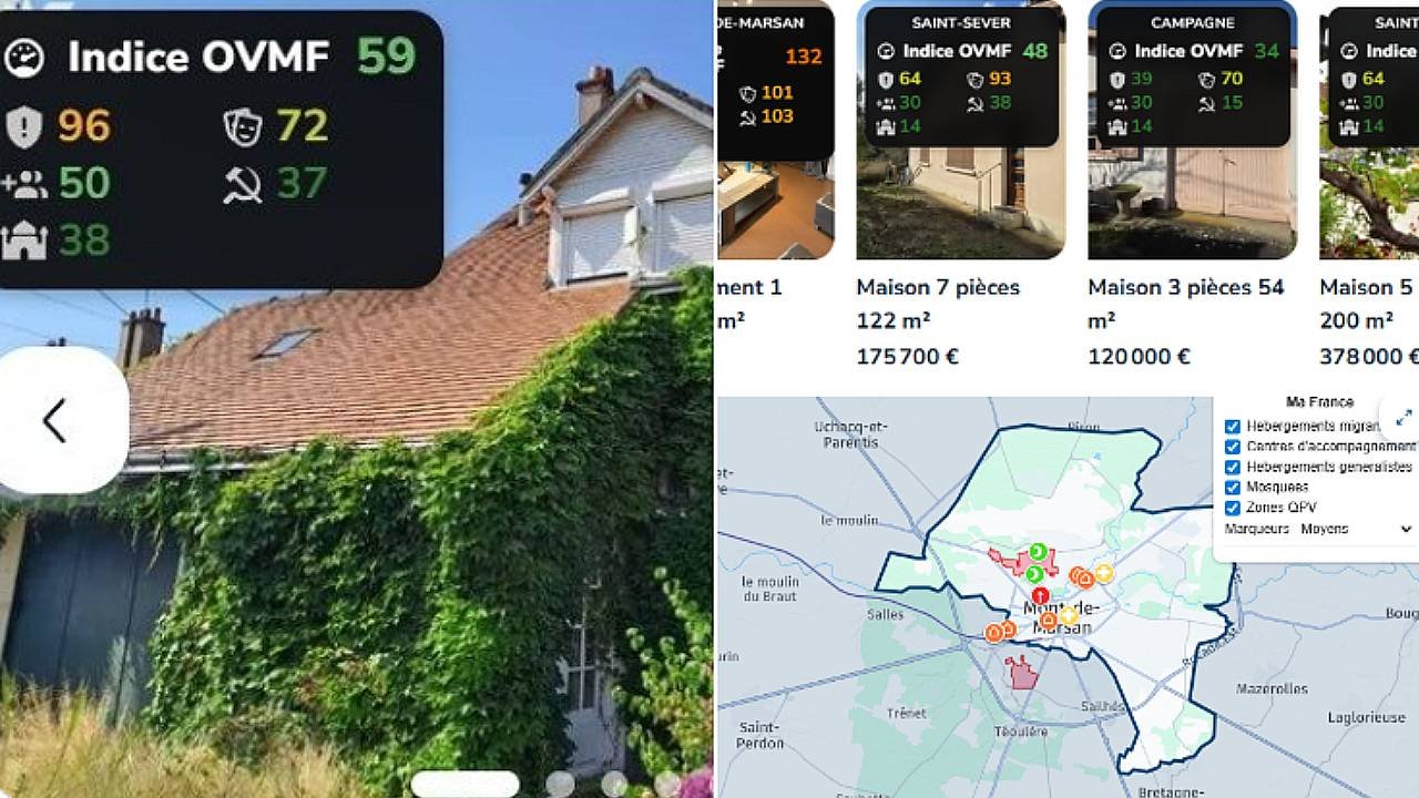 France: Browser Extension Exposes Immigration, Crime & Islamization Data On Every Property Listing