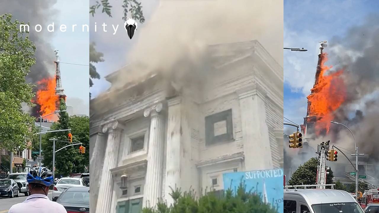 NYC Church BURNS; Cause “Unknown”