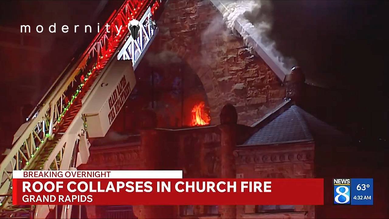 Another TWO Historic Churches Explode Into Flames…